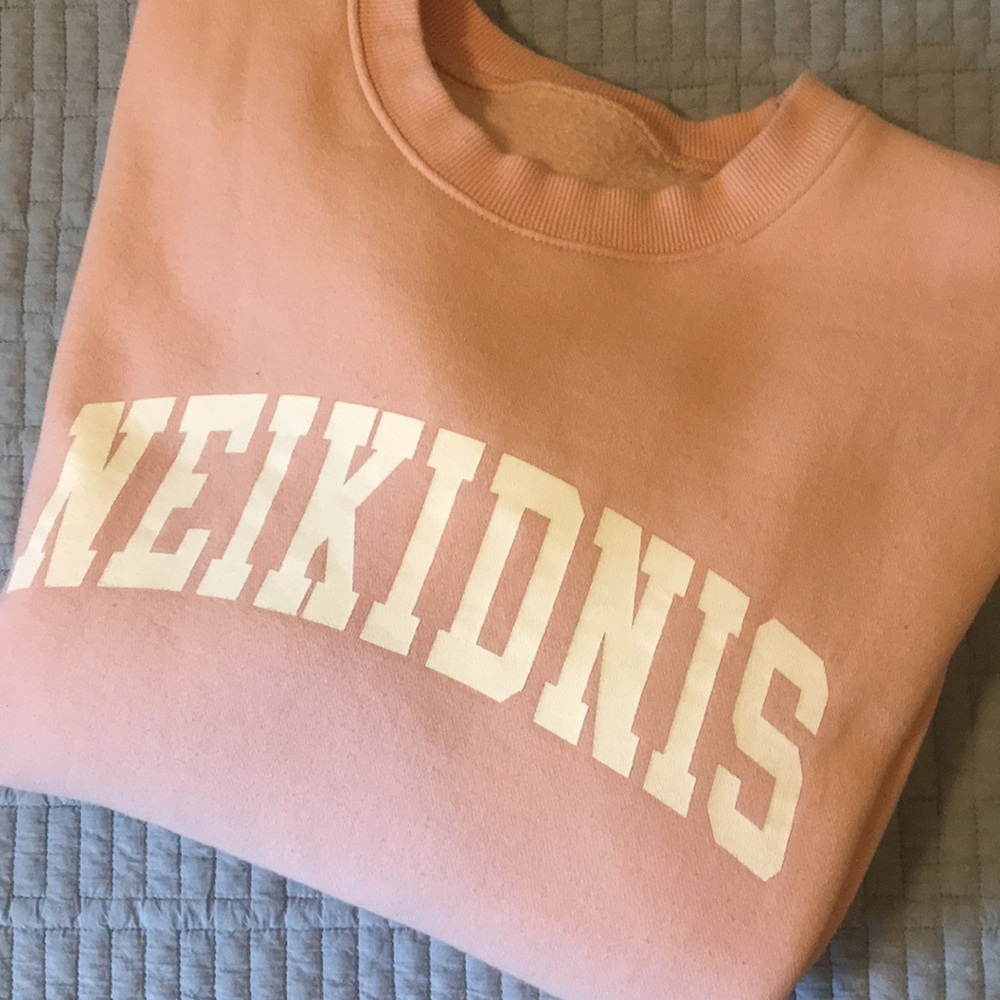 Oversized Indi pink sweatshirt